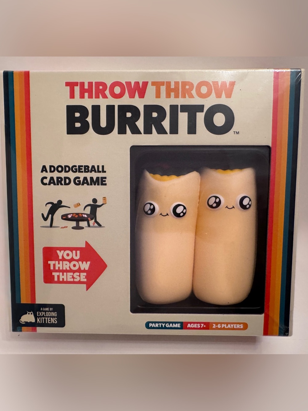 *NEW In Box* Throw Throw Burrito Party Game by Exploding Kittens - Picture 3 of 11